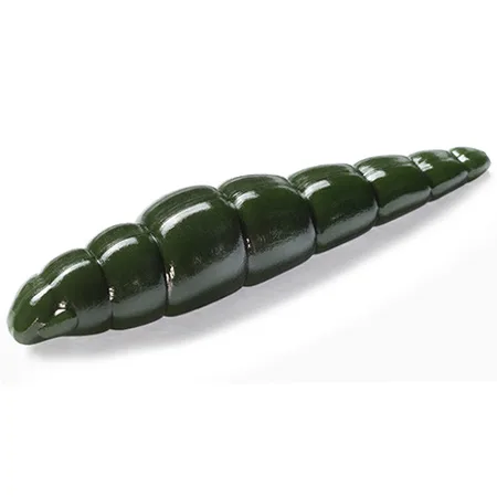 Silikoninis masalas Fishup Yochu 1.7″ garlic taste (8 vnt.) – #110 - Dark Olive, garlic taste
