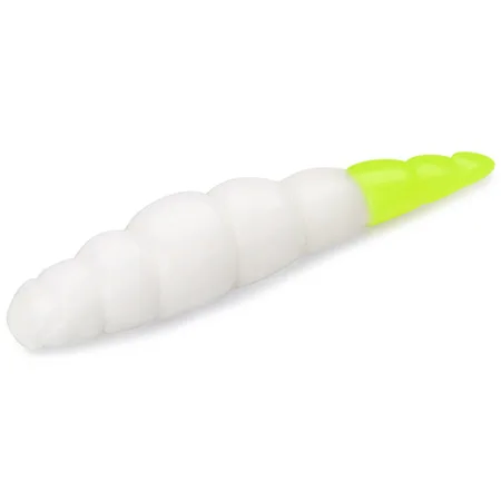 Silikoninis masalas Fishup Yochu 1.7″ cheese taste (8 vnt.) – #131 - White/Hot Chartreuse, cheese taste