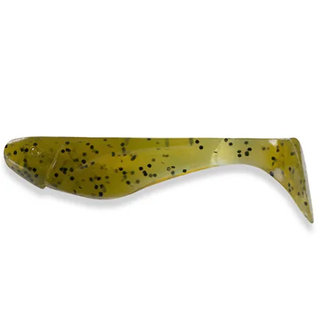 Silikoninis masalas Fishup Wizzy 1.5″ (10 vnt.) – #074 - Green Pumpkin Seed