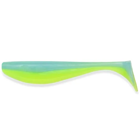 Silikoninis masalas FishUp Wizzle Shad – #206 - Sky/Chartreuse