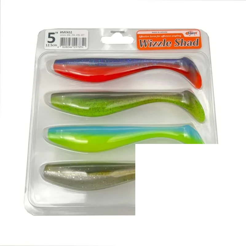 Silikoninis masalas FishUp Wizzle Shad – #02