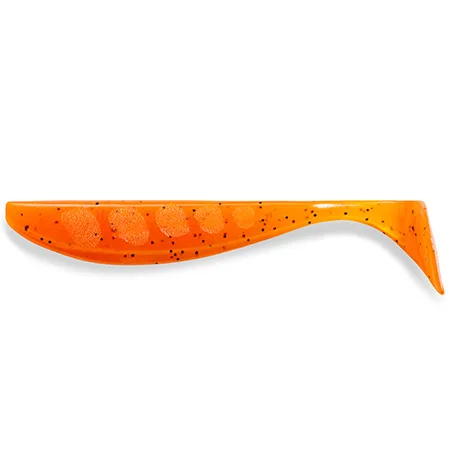 Silikoninis masalas FishUp Wizzle Shad – #049 - Orange Pumpkin/Black