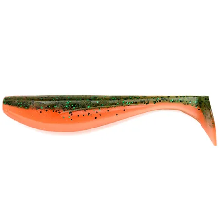 Silikoninis masalas FishUp Wizzle Shad – #205 - Watermelon/Flo Orange