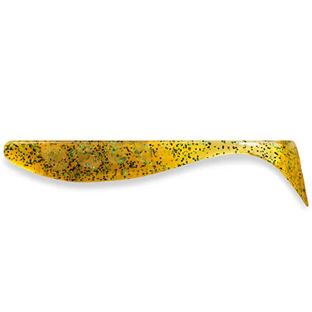 Silikoninis masalas FishUp Wizzle Shad – #036 - Caramel/Green & Black