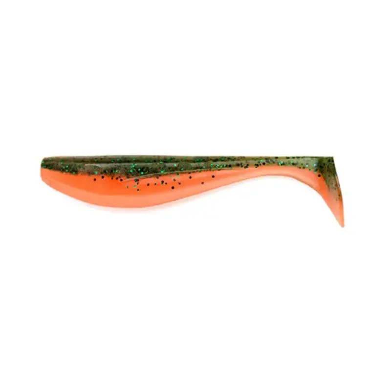 Silikoninis masalas FishUp Wizzle Shad – #205 - Watermelon/Orange
