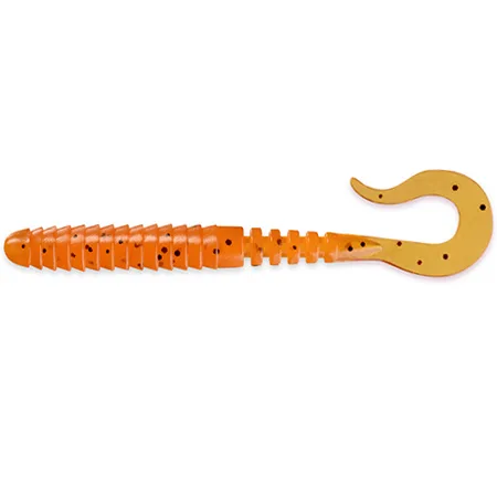 Silikoninis masalas FishUp Vipo – #049 - Orange Pumpkin/Black
