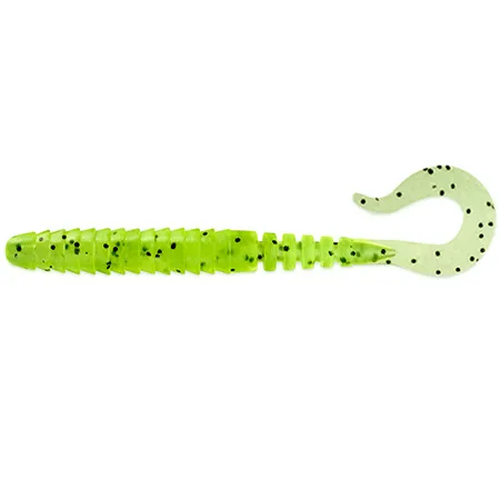 Silikoninis masalas FishUp Vipo – #055 - Chartreuse/Black