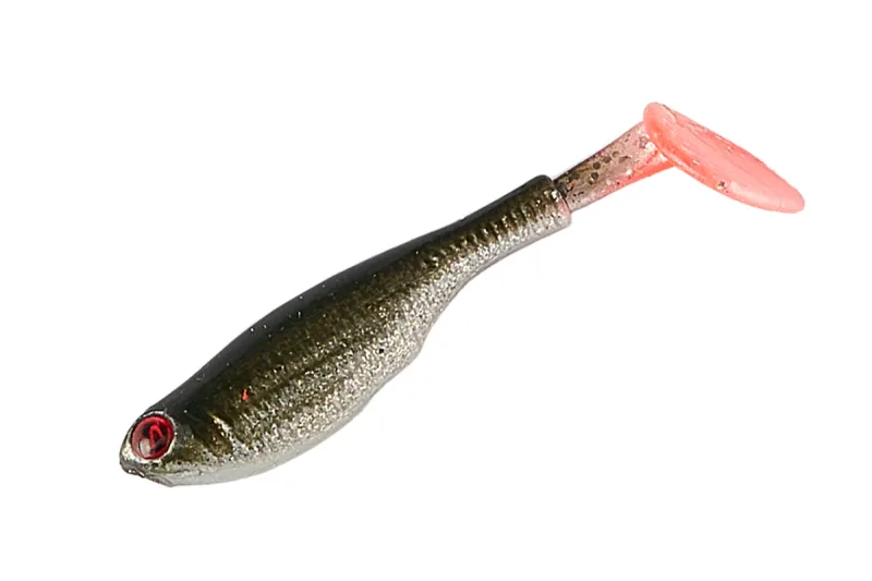 Silikoninis masalas Narval Mini Shad – #046-Black Silver