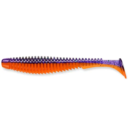 Silikoninis masalas FishUp U-Shad – #207 - Dark Violet/Orange