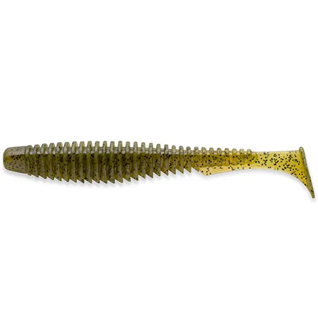 Silikoninis masalas FishUp U-Shad – #074 - Green Pumpkin Seed
