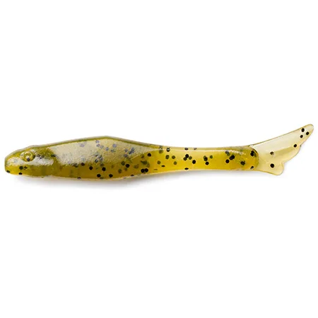 Silikoninis masalas Fishup Tiny 1.5″ (12 vnt.) – #074 - Green Pumpkin Seed