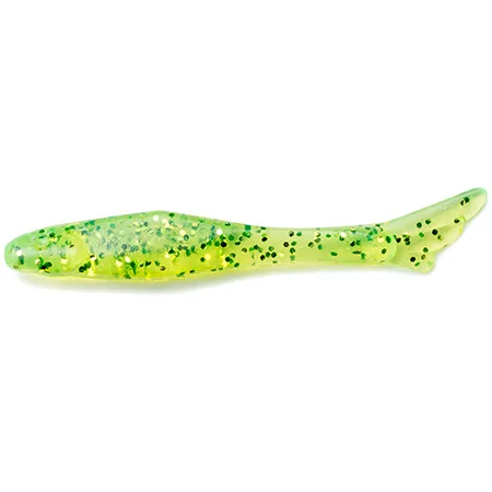 Silikoninis masalas Fishup Tiny 1.5″ (12 vnt.) – #026 - Flo Chartreuse/Green