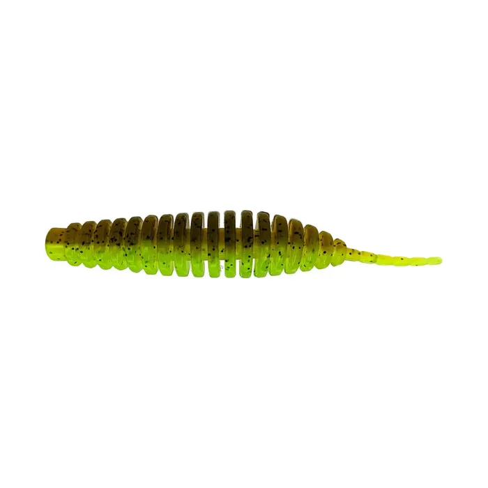 Silikoninis masalas FishUp Tanta – #204 - Green Pumpkin/Chartreuse