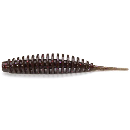 Silikoninis masalas FishUp Tanta – #050 - Green Pumpkin Brown/Red & Purple