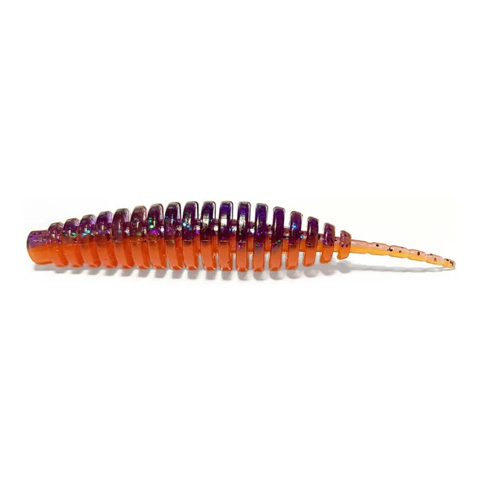 Silikoninis masalas FishUp Tanta – #207 - Dark Violet/Orange