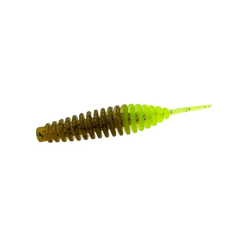 Silikoninis masalas FishUp Tanta – #246 - Green Pumpkin/Chartreuse