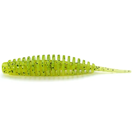 Silikoninis masalas FishUp Tanta – #055 - Chartreuse/Black