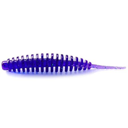 Silikoninis masalas FishUp Tanta – #060 - Dark Violet/Peacock & Silver