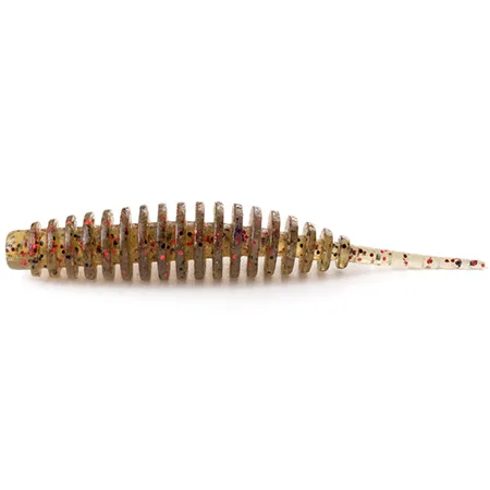 Silikoninis masalas FishUp Tanta – #045 - Green Pumpkin/Red & Black