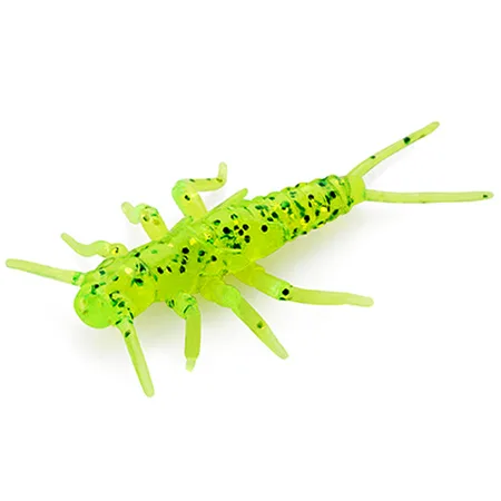 Silikoninis masalas Fishup Stonefly 0.75″ (12 vnt.) – #026 - Flo Chartreuse/Green