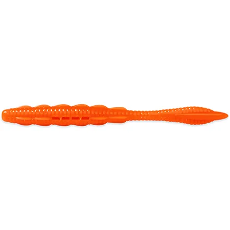 Silikoninis masalas Fishup Scaly FAT 3.2″ Trout Series cheese taste (8 vnt.) – #113 - Hot Orange, cheese taste