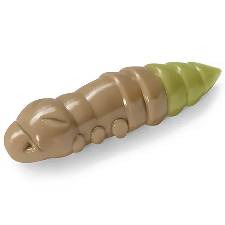 Silikoninis masalas FishUp Pupa Cheese – #137 - Coffee Milk/Light Olive, cheese taste