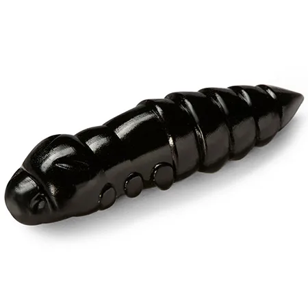 Silikoninis masalas FishUp Pupa Cheese – #101 - Black, cheese taste
