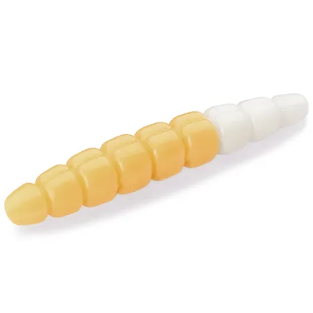 Silikoninis masalas Fishup Morio 1.2″ cheese taste (12 vnt.) – #134 - Cheese/White, cheese taste