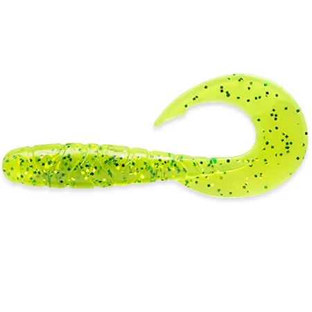 Silikoninis masalas FishUp Mighty Grub – #026 - Flo Chartreuse/Green
