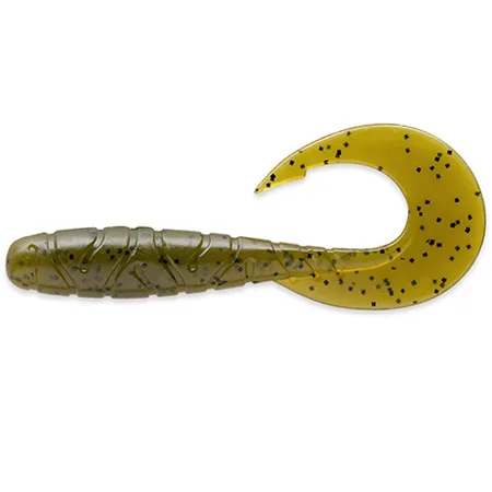 Silikoninis masalas FishUp Mighty Grub – #074 - Green Pumpkin Seed