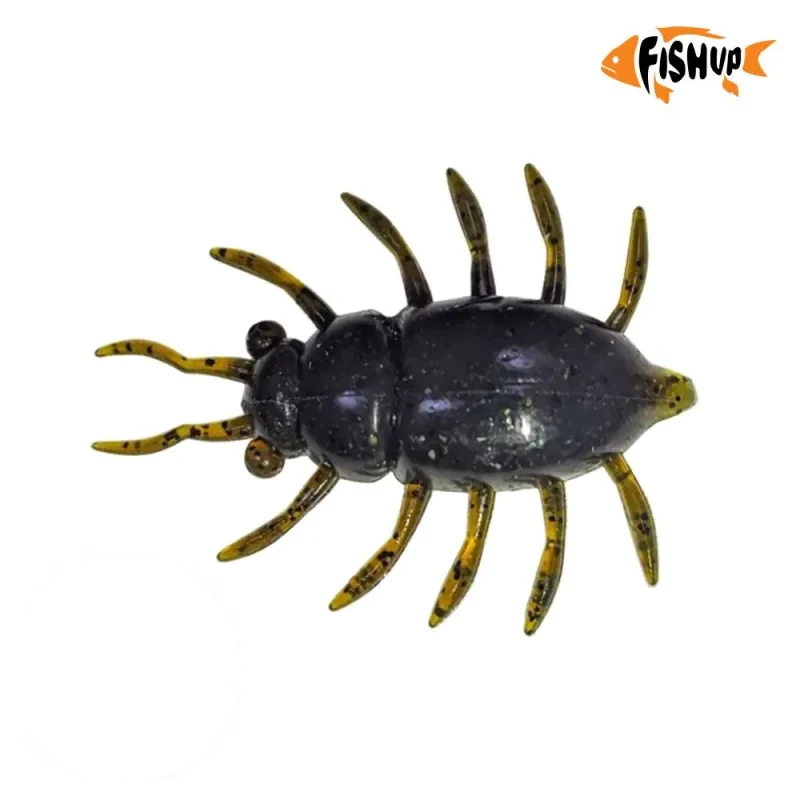 Silikoninis masalas Fishup Maybug 1.3″ (5 vnt.) – #043 - Watermelon Brown/Black