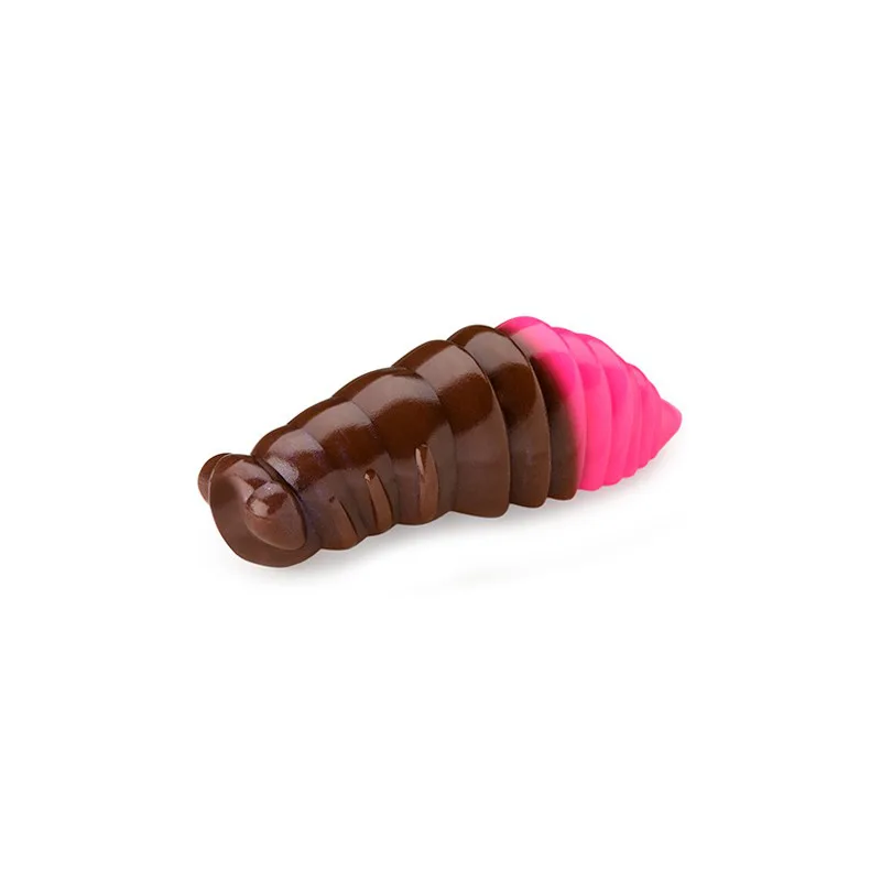 Silikoninis masalas Fishup Maya 1.4″ cheese taste (8 vnt.) – #139 - Earthworm/Hot Pink, cheese taste