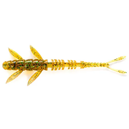 FishUp Flit silikoninis masalas – #036 - Caramel/Green & Black
