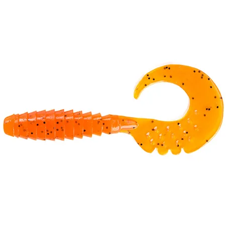 Silikoninis masalas FishUp Fancy Grub – #049 - Orange Pumpkin/Black