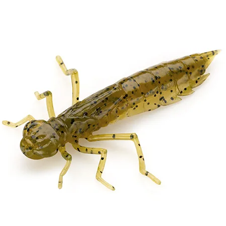 Silikoninis masalas FishUp Dragonfly – #074 - Green Pumpkin Seed