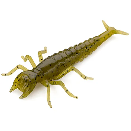 Silikoninis masalas Fishup Diving Bug 2″ (8 vnt.) – #074 - Green Pumpkin Seed
