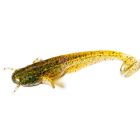 Silikoninis masalas FishUp Catfish – #036 - Caramel/Green & Black