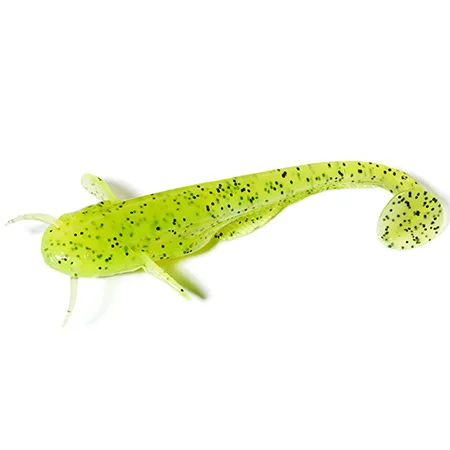Silikoninis masalas FishUp Catfish – #055 - Chartreuse/Black