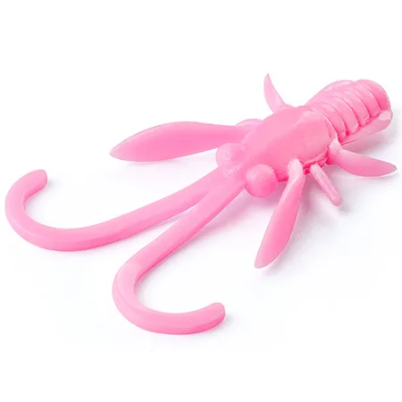 Silikoninis masalas Fishup Baffi Fly 1.5″ crawfish taste (10 vnt.) – #048 - Bubble Gum CRAWFISH taste