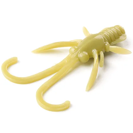 Silikoninis masalas Fishup Baffi Fly 1.5″ crawfish taste (10 vnt.) – #109 - Light Olive CRAWFISH taste