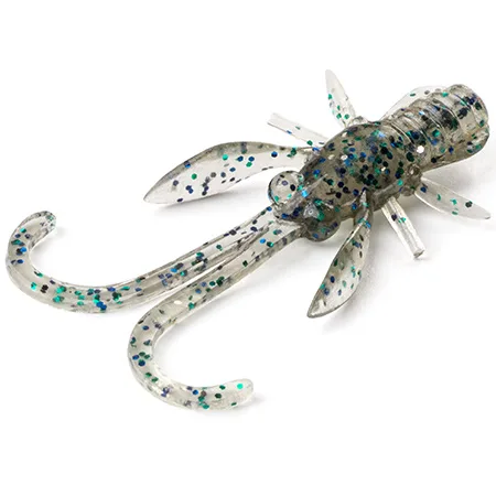 Silikoninis masalas Fishup Baffi Fly 1.5″ (10 vnt.) – #057 - Bluegill