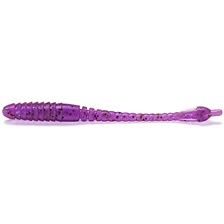 Silikoninis masalas Fishup ARW Worm 2″ (12 vnt.) – #016 - Lox/Green & Black