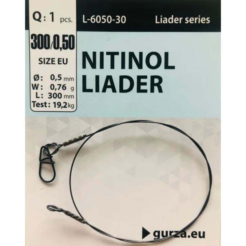 Gurza NITINOL LEADER (Titaniniai pavadėliai) – Ø 0,50 mm