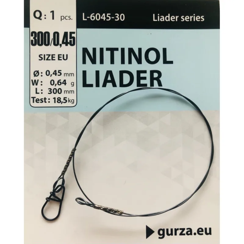 Gurza NITINOL LEADER (Titaniniai pavadėliai) – Ø 0,45 mm