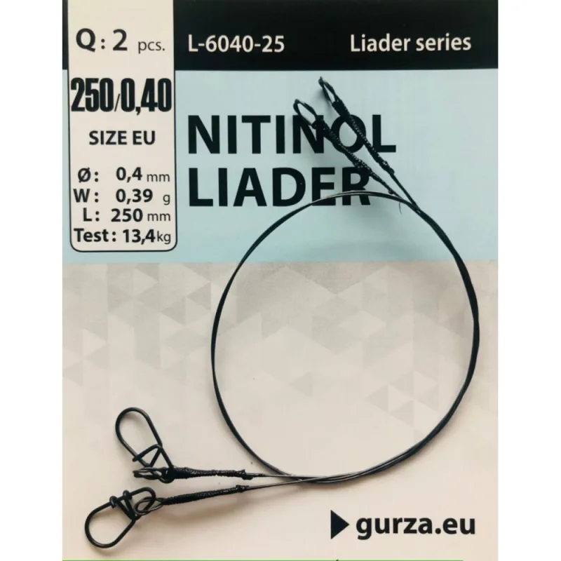 Gurza NITINOL LEADER (Titaniniai pavadėliai) – Ø 0,40 mm