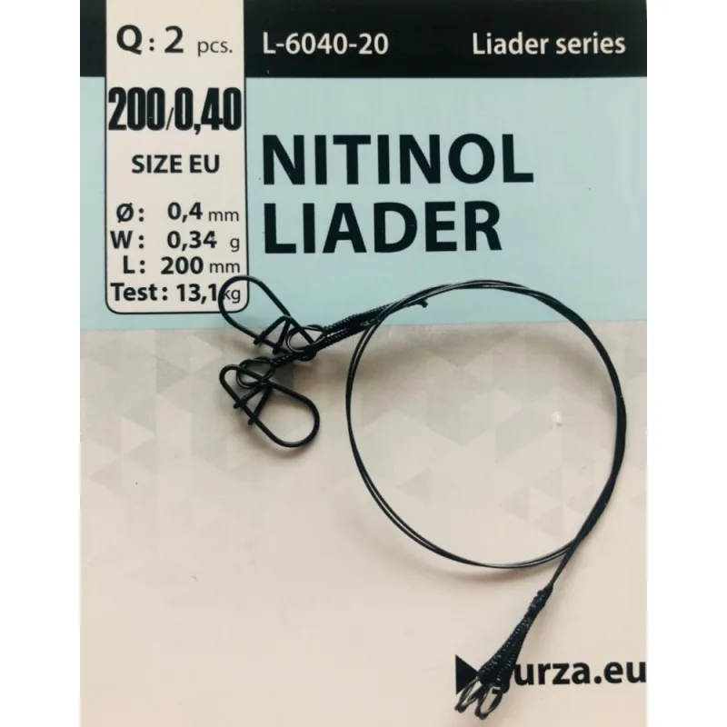 Gurza NITINOL LEADER (Titaniniai pavadėliai) – Ø 0,40 mm