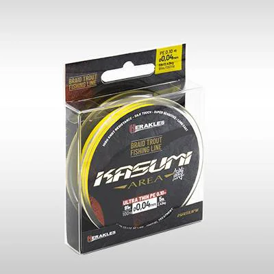 Pintas valas HERAKLES KASUMI – YELLOW 100yds - 0,05mm 3,65kg