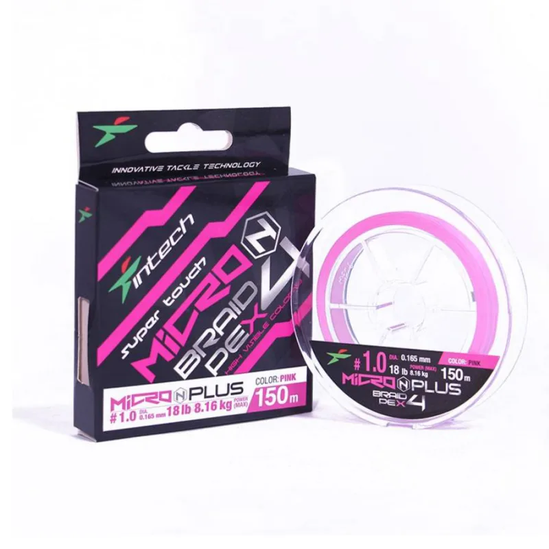 Pintas valas Intech MicroN PLUS PE X4 150m – #2.0 (35lb/ 15.88kg)