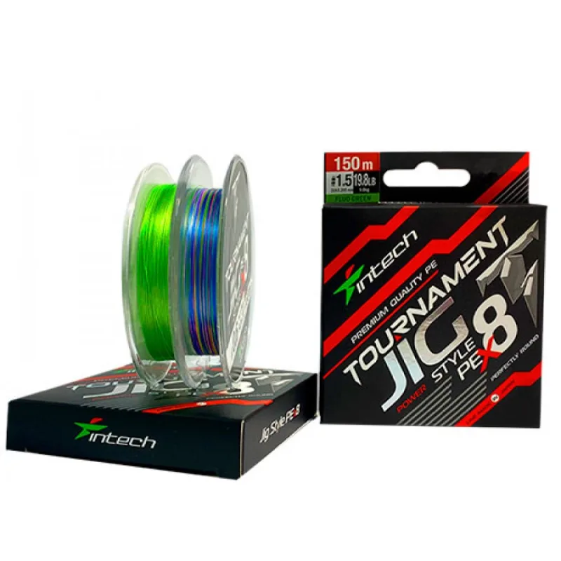 Pintas valas Intech Tournament JIG Style PE x8 150m – Multicolor