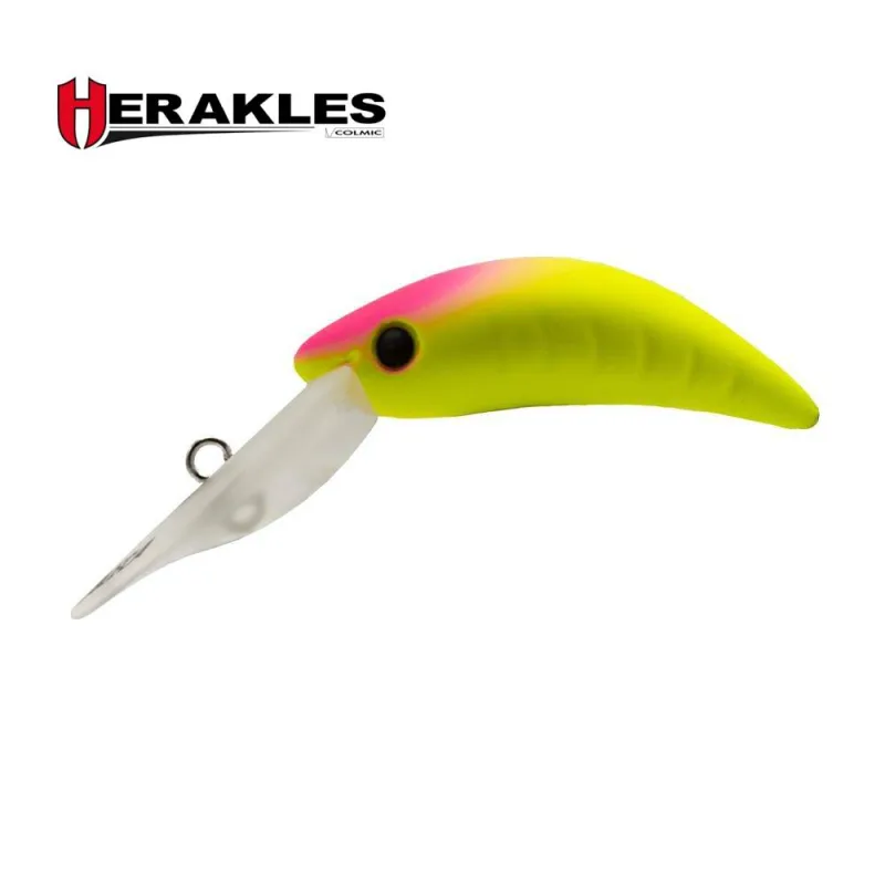 Vobleris HERAKLES ALECA SP 31mm 2.3g (Suspending) – Chartreuse Pink Head